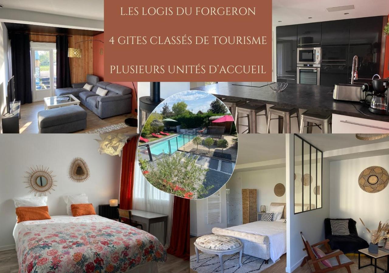 Les Logis Du Forgeron, Gites De Groupe Entre Loire & Vignes Saint-Jean-des-Mauvrets Exterior photo